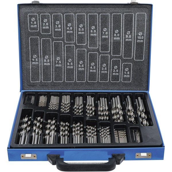 BGS Technic Twist Drill Set | HSS | Ø 1 - 10 mm | 170 pcs. BGS Technic Twist Drill Set | HSS | Ø 1 - 10 mm | 170 pcs.