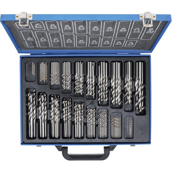 BGS Technic Twist Drill Set | HSS | Ø 1 - 10 mm | 170 pcs. BGS Technic Twist Drill Set | HSS | Ø 1 - 10 mm | 170 pcs.