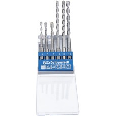 BGS Technic Hammer Drill Set | SDS shaft | carbide tipped | 5 - 10 mm | 6 pcs.