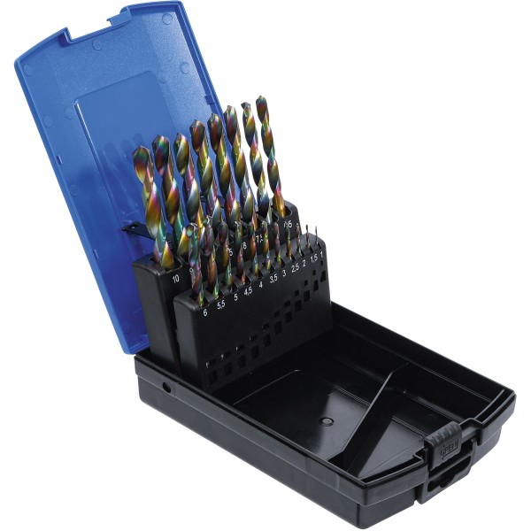 BGS Technic Twist Drill Set | HSS | 1 - 10 mm | 19 pcs. BGS Technic Twist Drill Set | HSS | 1 - 10 mm | 19 pcs.