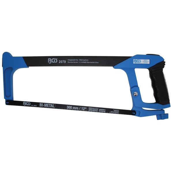 BGS Technic Hacksaw Frame | extra heavy duty | incl. HSS saw Blade | 300 mm BGS Technic Hacksaw Frame | extra heavy duty | incl. HSS saw Blade | 300 mm
