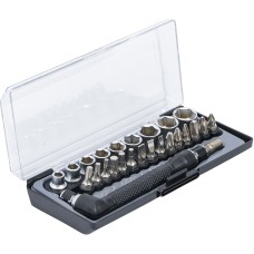 BGS Technic Bit and Socket/Hexagon Key Set | 6.3 mm (1/4