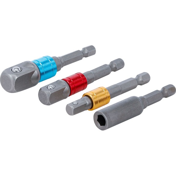 BGS Technic Electric Drill Adaptor Set | coloured | 6.3 mm (1/4 BGS Technic Electric Drill Adaptor Set | coloured | 6.3 mm (1/4