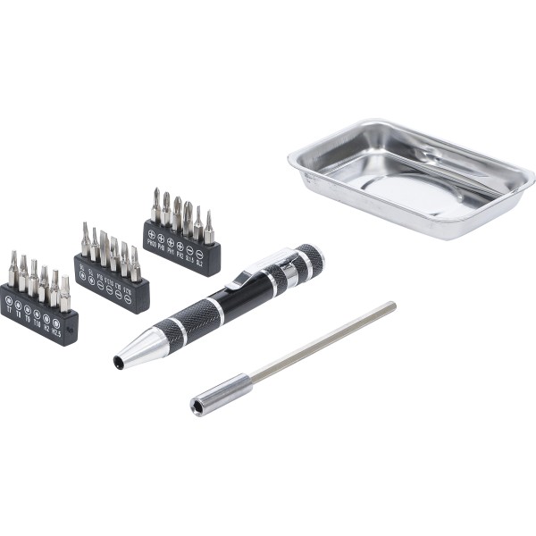 BGS Technic Precision Screwdriver Bit Set | with Magnetic Shell | 21 pcs. BGS Technic Precision Screwdriver Bit Set | with Magnetic Shell | 21 pcs.