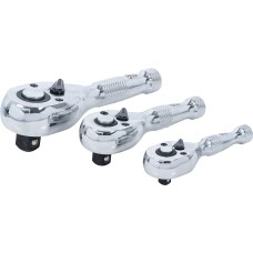 BGS Technic Stubby Ratchet Set | 6.3 mm (1/4