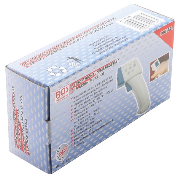 BGS Technic Coating Thickness Gauge | for Iron Metals BGS Technic Coating Thickness Gauge | for Iron Metals