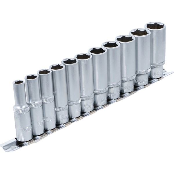 BGS Technic Socket Set, Hexagon, deep | 10 mm (3/8 BGS Technic Socket Set, Hexagon, deep | 10 mm (3/8