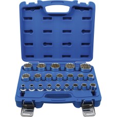 BGS Technic Socket Set, 12-point | 12.5 mm (1/2