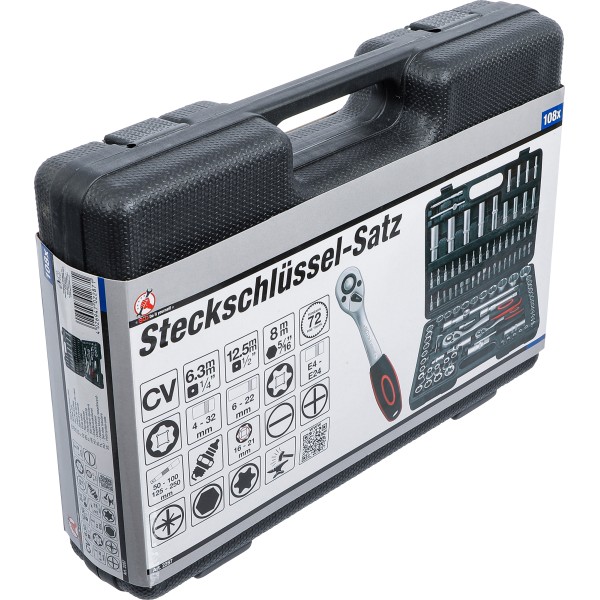 BGS Technic Socket Set | 6.3 mm (1/4 BGS Technic Socket Set | 6.3 mm (1/4