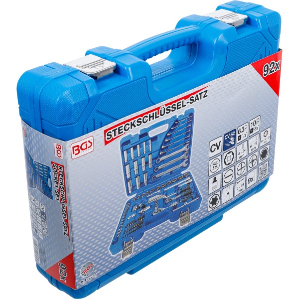 BGS Technic Socket Set | 6.3 mm (1/4 BGS Technic Socket Set | 6.3 mm (1/4