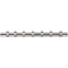 BGS Technic Socket Rail with 7 Clips | 6.3 mm (1/4