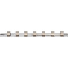 BGS Technic Socket Rail with 7 Clips | 10 mm (3/8