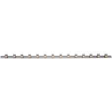 BGS Technic Socket Rail with 15 Clips | 10 mm (3/8