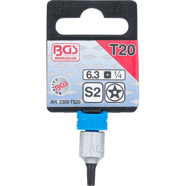 BGS Technic Bit Socket | 6.3 mm (1/4 BGS Technic Bit Socket | 6.3 mm (1/4