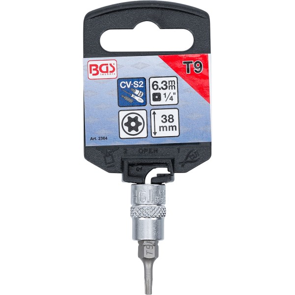 BGS Technic Bit Socket | 6.3 mm (1/4 BGS Technic Bit Socket | 6.3 mm (1/4