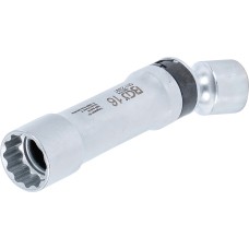 BGS Technic Spark Plug Socket, 12-point, with Retaining Spring | 10 mm (3/8