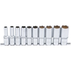 BGS Technic Socket Set, Hexagon, deep | 12.5 mm (1/2
