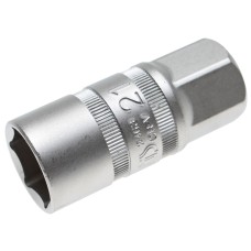 BGS Technic Spark Plug Socket with Magnet, Hexagon | 12.5 mm (1/2