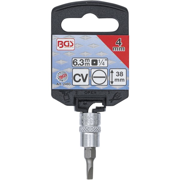 BGS Technic Bit Socket | 6.3 mm (1/4 BGS Technic Bit Socket | 6.3 mm (1/4