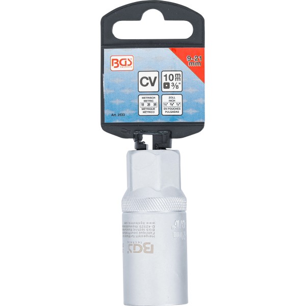 BGS Technic Multi Socket | 10 mm (3/8 BGS Technic Multi Socket | 10 mm (3/8