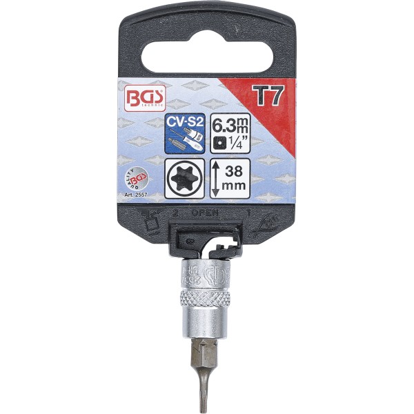 BGS Technic Bit Socket | 6.3 mm (1/4 BGS Technic Bit Socket | 6.3 mm (1/4