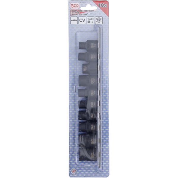 BGS Technic Special Car Sockets | 3-/5-/6-/10-point | 10 pcs. BGS Technic Special Car Sockets | 3-/5-/6-/10-point | 10 pcs.