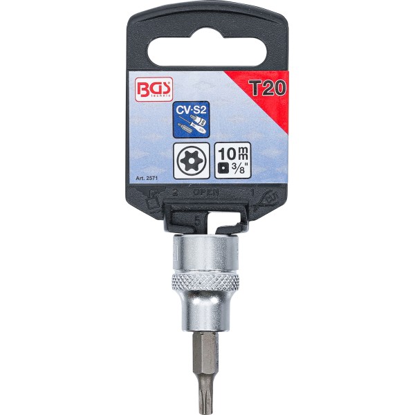 BGS Technic Bit Socket | 10 mm (3/8 BGS Technic Bit Socket | 10 mm (3/8