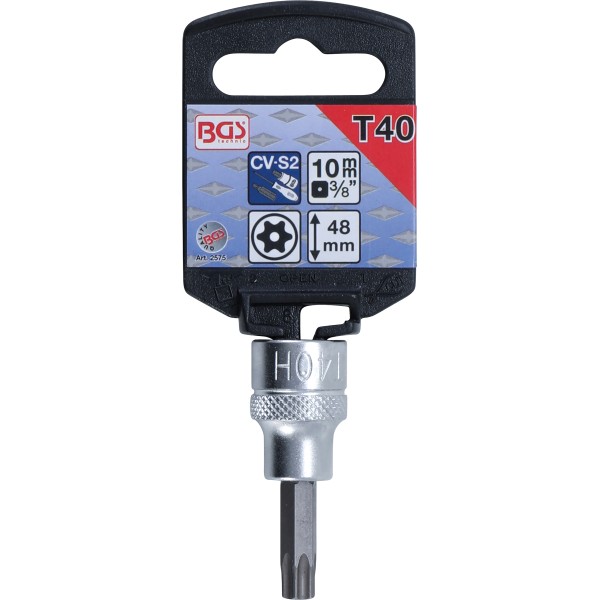 BGS Technic Bit Socket | 10 mm (3/8 BGS Technic Bit Socket | 10 mm (3/8