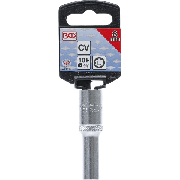 BGS Technic Socket, Super Lock, deep | 10 mm (3/8 BGS Technic Socket, Super Lock, deep | 10 mm (3/8