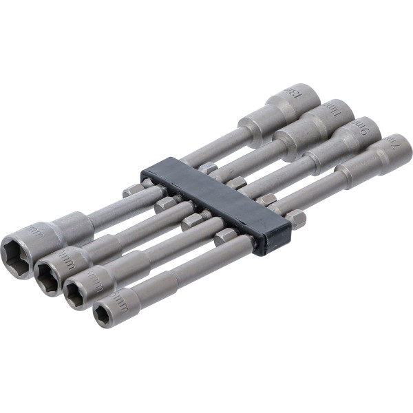 BGS Technic Socket Set, Hexagon | extra long | 6.3 mm (1/4 BGS Technic Socket Set, Hexagon | extra long | 6.3 mm (1/4