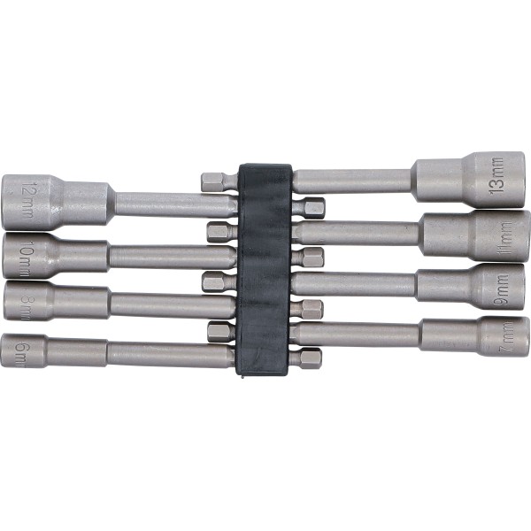 BGS Technic Socket Set, Hexagon | extra long | 6.3 mm (1/4 BGS Technic Socket Set, Hexagon | extra long | 6.3 mm (1/4
