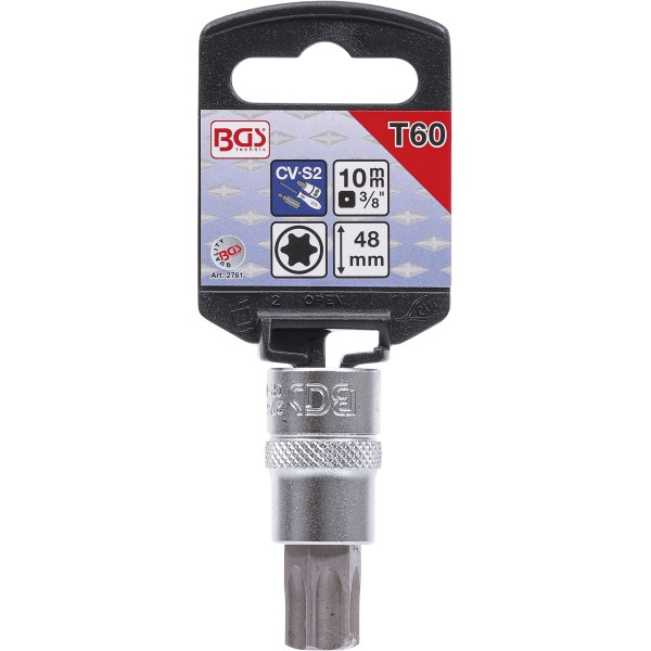 BGS Technic Bit Socket | 10 mm (3/8 BGS Technic Bit Socket | 10 mm (3/8