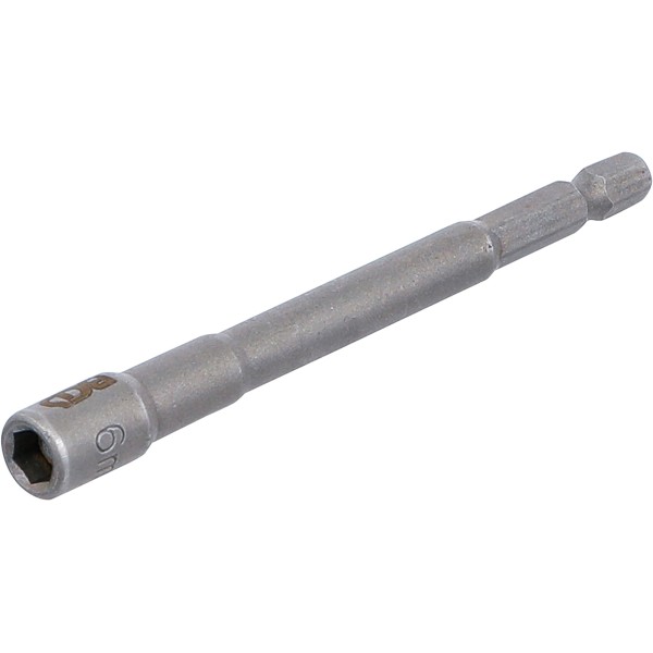 BGS Technic Socket, Hexagon, extra long | for electric drills | 6.3 mm (1/4 BGS Technic Socket, Hexagon, extra long | for electric drills | 6.3 mm (1/4