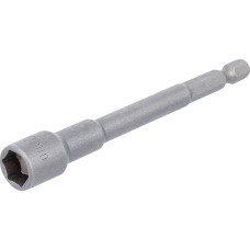 BGS Technic Socket, Hexagon, extra long | for electric drills | 6.3 mm (1/4 BGS Technic Socket, Hexagon, extra long | for electric drills | 6.3 mm (1/4