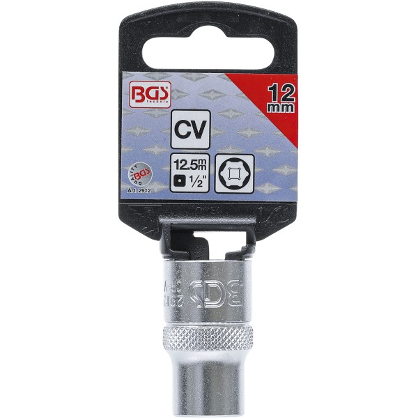 BGS Technic Socket, Hexagon | 12.5 mm (1/2 BGS Technic Socket, Hexagon | 12.5 mm (1/2