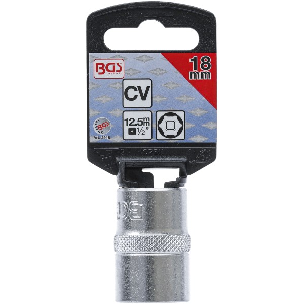 BGS Technic Socket, Hexagon | 12.5 mm (1/2 BGS Technic Socket, Hexagon | 12.5 mm (1/2