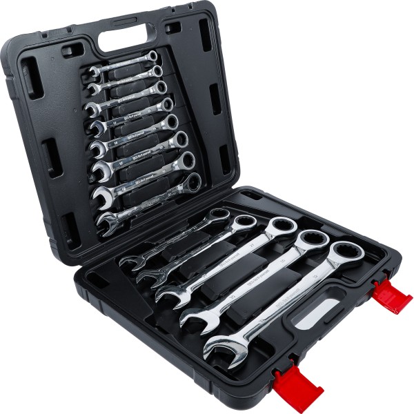 BGS Technic Ratchet Combination Wrench Set | 8 - 32 mm | 13 pcs. BGS Technic Ratchet Combination Wrench Set | 8 - 32 mm | 13 pcs.