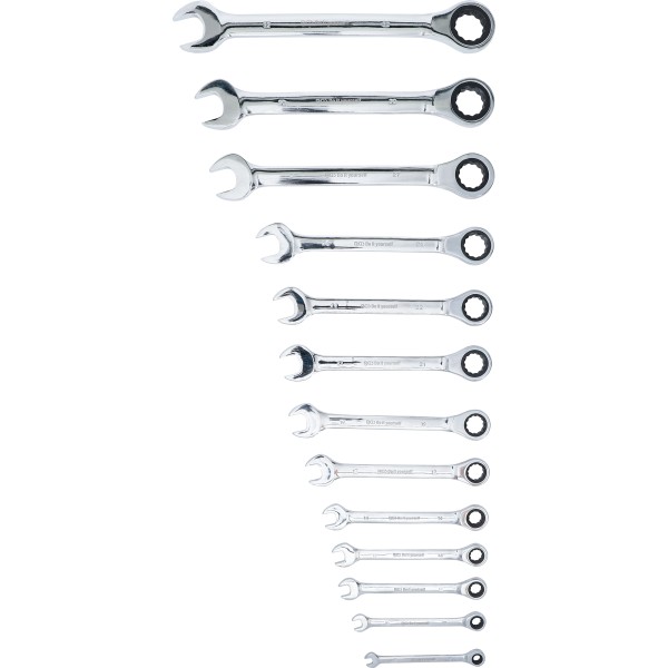 BGS Technic Ratchet Combination Wrench Set | 8 - 32 mm | 13 pcs. BGS Technic Ratchet Combination Wrench Set | 8 - 32 mm | 13 pcs.