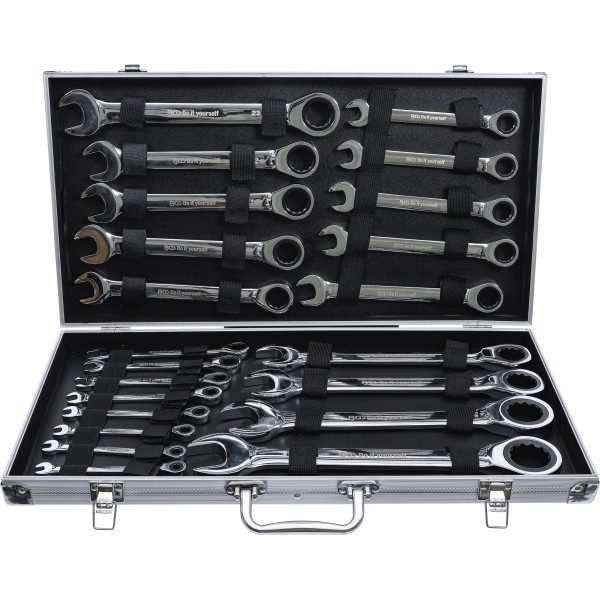 BGS Technic Ratchet Combination Wrench Set | 6 - 32 mm | 22 pcs. BGS Technic Ratchet Combination Wrench Set | 6 - 32 mm | 22 pcs.