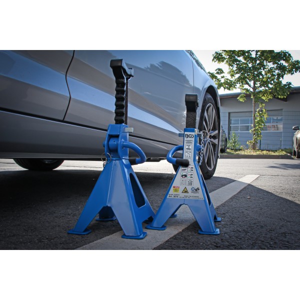 BGS Technic Axle Stands | load capacity 2000 kg / pair | stroke 268 - 418 mm | 1 pair BGS Technic Axle Stands | load capacity 2000 kg / pair | stroke 268 - 418 mm | 1 pair