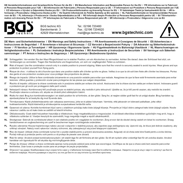 BGS Technic Combination Spanner | 11/16 BGS Technic Combination Spanner | 11/16