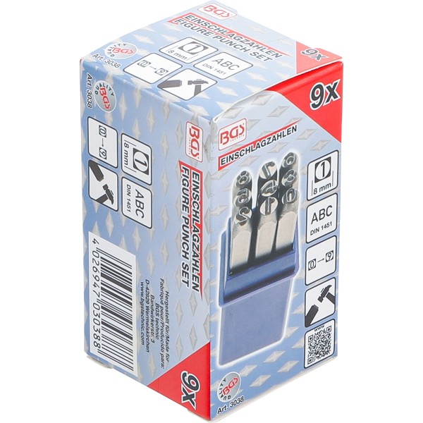 BGS Technic Figure Punch Set | 8 mm BGS Technic Figure Punch Set | 8 mm