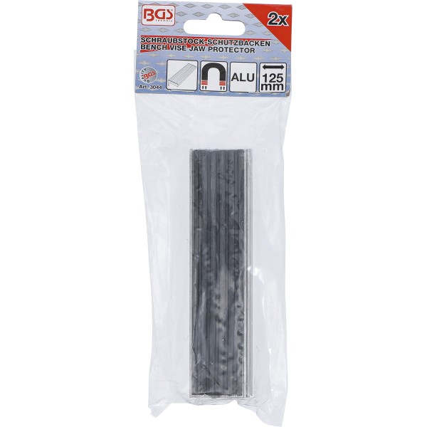 BGS Technic Bench Vice Jaw Protectors | Aluminium | 125 mm | 2 pcs. BGS Technic Bench Vice Jaw Protectors | Aluminium | 125 mm | 2 pcs.