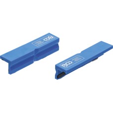BGS Technic Bench Vice Jaw Protectors | Plastic | 125 mm | 2 pcs.