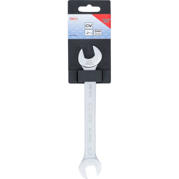 BGS Technic Double Open End Spanner | 14 x 15 mm BGS Technic Double Open End Spanner | 14 x 15 mm