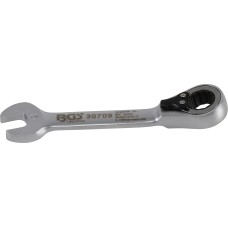 BGS Technic Ratchet Combination Wrench | short | reversible | 9 mm
