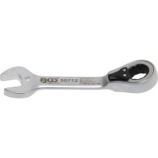 BGS Technic Ratchet Combination Wrench | short | reversible | 12 mm