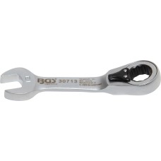 BGS Technic Ratchet Combination Wrench | short | reversible | 13 mm