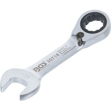 BGS Technic Ratchet Combination Wrench | short | reversible | 16 mm