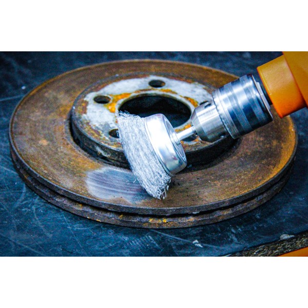 BGS Technic Wire Cup Brush | 6 mm Shaft | ~ 75 mm BGS Technic Wire Cup Brush | 6 mm Shaft | ~ 75 mm